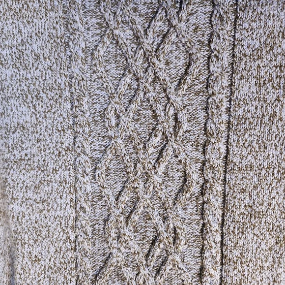 Christopher & Banks 100% Cotton Blue Sweater with Button Detail Sz L - Picture 3 of 8